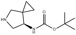 Carbamic acid, (7R)-5-azaspiro[2.4]hept-7-yl-, 1,1-dimethylethyl ester (9CI) Struktur