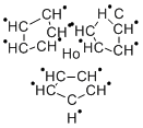 三(环戊二烯)化钬 结构式