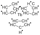 トリス(シクロペンタジエニル)テルビウム(III) 化学構造式