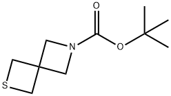 6-Thia-2-azaspiro[3.3]heptane-2-carboxylic acid tert-butyl ester Struktur