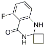 5-Fluorospiro[1,2,3,4-tetrahydroquinazoline-2,1'-cyclobutane]-4-one Structure