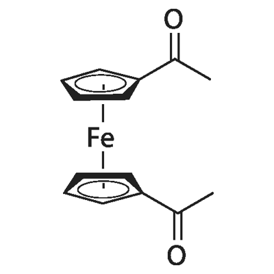 1,1'-Diacetylferrocene Structure