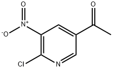 1-(6-CHLORO-5-NITROPYRIDIN-3-YL)ETHANONE Structure