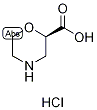 (R)-2-Morpholinecarboxylic acid HCl Structure