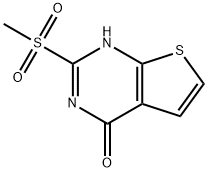 2-(Methylsulfonyl)thieno[2,3-d]pyriMidin-4(3H)-one Struktur