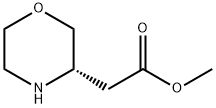 (S)-2-(吗啉-3-基)乙酸甲酯, 1273577-48-2, 结构式