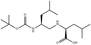 BOC-LEU-(R)-LEU-OH Structure