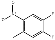 4,5-ジフルオロ-2-ニトロトルエン 化学構造式
