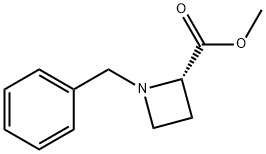 Methyl (2S)-1-benzylazetidine-2-carboxylate Struktur