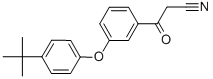 3-[4-(1,1-DIMETHYLETHYL)PHENOXY]-BETA-OXO-BENZENEPROPANENITRILE Structure