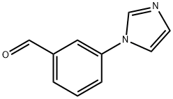 3-(1H-イミダゾール-1-イル)ベンズアルデヒド 化学構造式