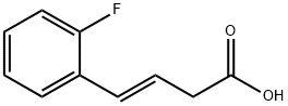 (E)-4-(2-fluorophenyl)but-3-enoic acid Struktur