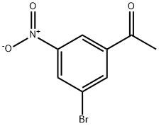 1-(3-ブロモ-5-ニトロフェニル)エタノン 化学構造式