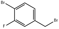 3-Fluoro-4-bromobenzyl bromide Struktur