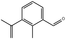 Benzaldehyde, 2-methyl-3-(1-methylethenyl)- (9CI) Struktur