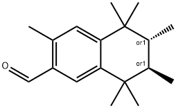 2-Naphtalencarboxaldehyd, 5,6,7,8-tetrahydro-3,5,5,6,7,8,8-heptamethyl-, trans- Structure