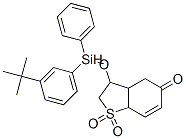 3-tert-butyldiphenylsiloxy-2,3,3a,7a-tetrahydrobenzo(b)thiophen-5(4H)-one 1,1-dioxide Structure