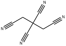 1,2,2,3-Propanetetracarbonitrile Struktur