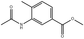 METHYL 3-ACETAMIDO-4-METHYLBENZOATE Structure