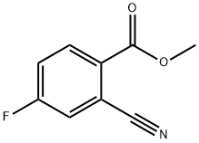 methyl 2-cyano-4-fluorobenzoate Struktur