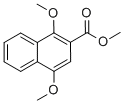 1,4-二甲氧基-2-萘甲酸甲酯 结构式
