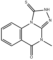 2,4-二氢-4-甲基-1-硫代[1,2,4]三唑并[4,3-A]喹唑啉-5(1H)-酮 结构式