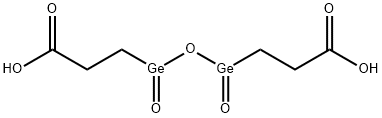 ビス[2-カルボキシエチルゲルマニウム(IV)]セスキオキシド 化学構造式