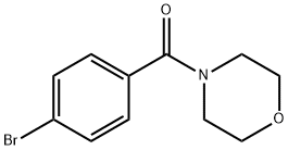 モルホリノ(4-ブロモフェニル)ケトン 化学構造式