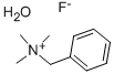 ベンジルトリメチルアンモニウムフルオリド 水和物 化学構造式