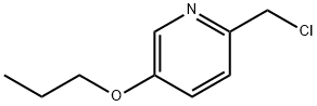 2-(Chloromethyl)-5-propoxypyridine Structure