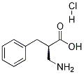 (R)-3-アミノ-2-ベンジルプロパン酸塩酸塩 化学構造式