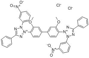 3-NITROTETRAZOLIUM BLUE CHLORIDE 化学構造式