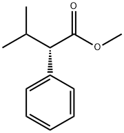 Benzeneacetic acid, a-(1-Methylethyl)-, Methyl ester, (S)- Struktur