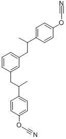 4,4'-[1,3-苯基双(1-甲基-亚乙基)]双苯基氰酸酯,127667-44-1,结构式