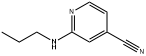 2-(丙氨基)异烟腈 结构式