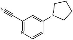 2-氰基-4-(吡咯烷-1-基)吡啶, 127680-86-8, 结构式