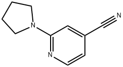 2-PYRROLIDIN-1-YLISONICOTINONITRILE 结构式