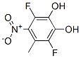 1,2-Benzenediol, 3,6-difluoro-4-methyl-5-nitro- (9CI) Struktur