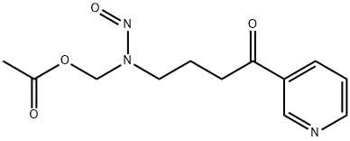 4-(Acetoxymethyl)nitrosamino]-1-(3-pyridyl)-1-butanone Structure