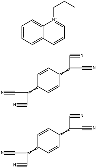 (TCNQ)2 QUINOLINE(N-N-PROPYL) Structure