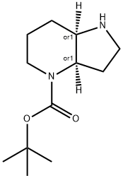 4H-Pyrrolo[3,2-b]pyridine-4-carboxylic acid, octahydro-, 1,1-dimethylethyl ester, (3aR,7aR)-rel- Structure
