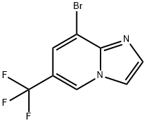 IMidazo[1,2-a]pyridine, 8-broMo-6-(trifluoroMethyl)- Struktur