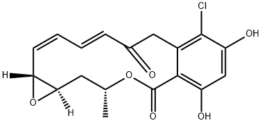 根赤壳菌素,12772-57-5,结构式