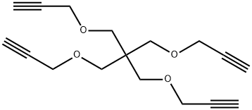 Tetrakis(2-propynyloxymethyl) methane Struktur