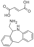 6-氨甲基-6,11-二氢-5H-二苯并[b,e]氮杂卓富马酸盐, 127785-96-0, 结构式