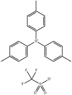 トリ-p-トリルスルホニウム トリフルオロメタンスルホナート 化学構造式