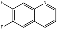 6,7-二氟喹啉 结构式