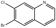 6-bromo-7-chloroquinoline Struktur
