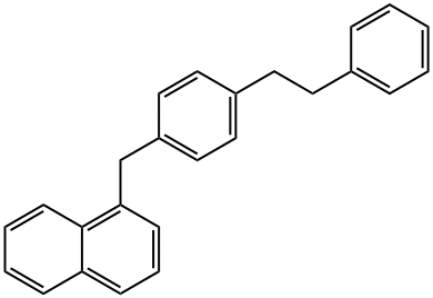 1-[4-(2-PHENYLETHYL)BENZYL]NAPHTHALENE Structure