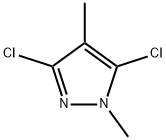 1,4-二甲基-3,5-二氯吡唑, 127842-10-8, 结构式